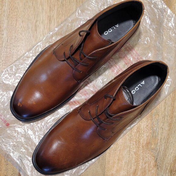 Aldo lace-up men's leather boots - Picture 5 of 6